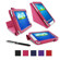 rooCASE Origami Vegan Leather Folio Case with Stylus for Samsung Galaxy Tab 3 7.0, Magenta: Picture 5 thumbnail