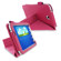 rooCASE Origami Vegan Leather Folio Case with Stylus for Samsung Galaxy Tab 3 7.0, Magenta: Picture 2 thumbnail