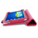 rooCASE Origami Vegan Leather Folio Case with Stylus for Samsung Galaxy Tab 3 7.0, Magenta: Picture 3 thumbnail