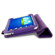 rooCASE Origami Vegan Leather Folio Case with Stylus for Samsung Galaxy Tab 3 7.0, Purple: Picture 3 thumbnail