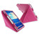 rooCASE Origami Folio Case Cover with Stylus for Samsung Galaxy Tab 3 10.1, Magenta: Picture 4 thumbnail