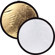 Adorama 22" Portable Reflector Gold / Stripe Silver: Picture 3 thumbnail
