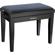 Roland RPB-220 Piano Bench with Velour Seat, Polished Ebony