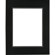 Savage ProMatte, Double 5x7" Photo Mat with 3.5x5" Opening, Bevel Cut, Acid Free, Dual Colors: Matte Black / Matte Black: Picture 2 thumbnail