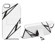 Scosche kickBACK Protective Sport Cover with Kickstand for iPhone 5, White/Black: Picture 3 thumbnail