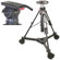 Sachtler System Video 15 SB C III Tripod System with Video 15 SB Fluid Head, 2-Telescopic Pan Bars and Pedestal C III, Supports 35.2 lbs: Picture 3 thumbnail