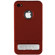 Seidio Surface Reveal with Kickstand Hard Case for iPhone 4 & 4S, Garnet Red: Picture 4 thumbnail