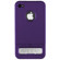 Seidio Surface Reveal with Kickstand Hard Case for iPhone 4 & 4S, Amethyst: Picture 4 thumbnail