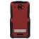 Seidio Active Combo with Kickstand Hybrid Case & Holster for HTC Droid DNA, Garnet Red: Picture 2 thumbnail