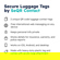 SeQR Contact Secure Luggage Tags: Picture 7 thumbnail