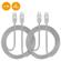 SIIG 3.3' Zinc Alloy USB-C to USB-C Charging and Sync Braided Cable, 2-Pack: Picture 4 thumbnail