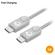 SIIG 1.65' Zinc Alloy USB-C to USB-C Charging and Sync Braided Cable, 2-Pack: Picture 2 thumbnail