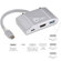 SIIG 4K Ready USB 3.1 Type-C Hub with HDMI & PD Charging Adapter, Silver: Picture 4 thumbnail