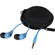 Skullcandy S2FFDM-063 50/50 In Ear Stereo Headphone with Microphone and Remote, Shoe Blue: Picture 1 thumbnail