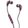 Skullcandy 50/50 Earbuds Headphones with Mic3 Inline Microphone, Plum and Chrome: Picture 2 thumbnail