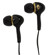 Skullcandy Smokin Bud Headphones with In-Line Mic, Black / Yellow: Picture 2 thumbnail