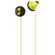 Sony MDR-PQ5 PIIQ Bass Exhale Stereo Earbuds, 13.5mm Drivers, Yellow: Picture 2 thumbnail