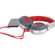 Sony MDRX05 X On-Ear Headphones, Red and Silver: Picture 5 thumbnail