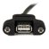 StarTech 2' Panel Mount USB A Male to US...: Picture 2 thumbnail