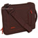 STM Jacket for iPad, Sleeve with Unique Slider Pocket, Zippered Front Pocket, Water Resistant Fabric, Adjustable Shoulder Strap - Chocolate / Orange: Picture 4 thumbnail
