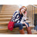 STM Linear iPad or 10" Tablet Shoulder Bag, Berry: Picture 1 thumbnail