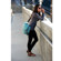 STM Nomad 11" Laptop Shoulder Bag, Extra Small, Bondi Blue: Picture 3 thumbnail