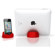 Stump Stand for eReaders, iPads, iPhones, & Tablets, Red: Picture 5 thumbnail
