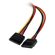 StarTech 12" LP4 to 2x SATA Power Y Cabl...: Picture 3 thumbnail
