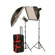 Smith-Victor FL400K Strobe Light Kit with Two FLC200 (200Ws) FlashLite Strobe Light, 24x24" Soft Box: Picture 4 thumbnail
