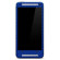 SlickWraps Carbon Fiber Skin for HTC One, Blue: Picture 1 thumbnail