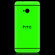 SlickWraps Glow Series Wrap for HTC One, Green: Picture 2 thumbnail