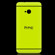SlickWraps Glow Skin for HTC One, Yellow: Picture 2 thumbnail