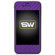 SlickWraps Carbon Fiber Full Body Wrap for iPhone 4, Purple: Picture 1 thumbnail