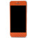 SlickWraps Carbon Fiber LifeProof Fre for iPhone 5, Orange: Picture 2 thumbnail