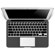 SlickWraps Carbon Fiber Wrap for MacBook Air 11.6", Gun Metal: Picture 5 thumbnail