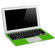 SlickWraps Carbon Fiber Wrap for MacBook Pro 13", Green: Picture 2 thumbnail
