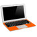 SlickWraps Carbon Fiber Wrap for 13" MacBook Pro, Orange: Picture 2 thumbnail