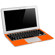 SlickWraps Carbon Fiber Wrap for 15" MacBook Pro, Orange: Picture 2 thumbnail