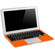 SlickWraps Carbon Fiber Wrap for 13" MacBook Retina, Orange: Picture 2 thumbnail