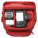 Tenba Vector 3 Large Shoulder Bag, Accommodates DSLR with 3-4 Lenses, Flash and Accessories, Cadmium Red: Picture 4 thumbnail