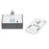 Tivoli Audio The Connector CWAD Universal Stand-Alone Dock for iPhone/iPod, Anodized Aluminum/White: Picture 3 thumbnail