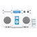 Tivoli Audio IYIYIWS High-Fidelity AM/FM Stereo System for iPod, High Gloss White/Silver: Picture 1 thumbnail