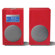 Tivoli Audio Model 10 M10CCR Stereo AM/FM Clock Radio with Separate Stereo Speaker, Carmine Red/Silver: Picture 2 thumbnail
