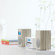Tivoli Audio Model 10 M10CL Stereo AM/FM Clock Radio with Separate Stereo Speaker, Lines/Silver: Picture 2 thumbnail