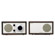 Tivoli Audio Platinum Series Model Two M2DKCLA AM/FM Stereo Table Radio, Dark Walnut/Beige: Picture 3 thumbnail