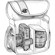 Tamrac 3440 Rally Micro Camera Bag, Black/Red: Picture 2 thumbnail