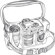 Tamrac 3458 Rally 58 Photo Hip Pack for DSLRs with Up to 4.5" Lens Attached and an Extra Lens Up to 7", Brown / Tan: Picture 3 thumbnail