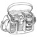 Tamrac 3360 Aero 60 SLR Shoulder Camera Bag with Removable, Adjustable Shoulder Strap and Carry Handle, Black/Gray: Picture 1 thumbnail