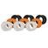 TruGlo Versa Peep Bow Sight with Black/Orange/White Inserts: Picture 1 thumbnail
