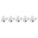 Transcend JetFlash T3 Ultra Tiny Series, 1 GB High Speed USB 2.0 Flash Drive, with MLC inside, White - 5 Pack: Picture 2 thumbnail
